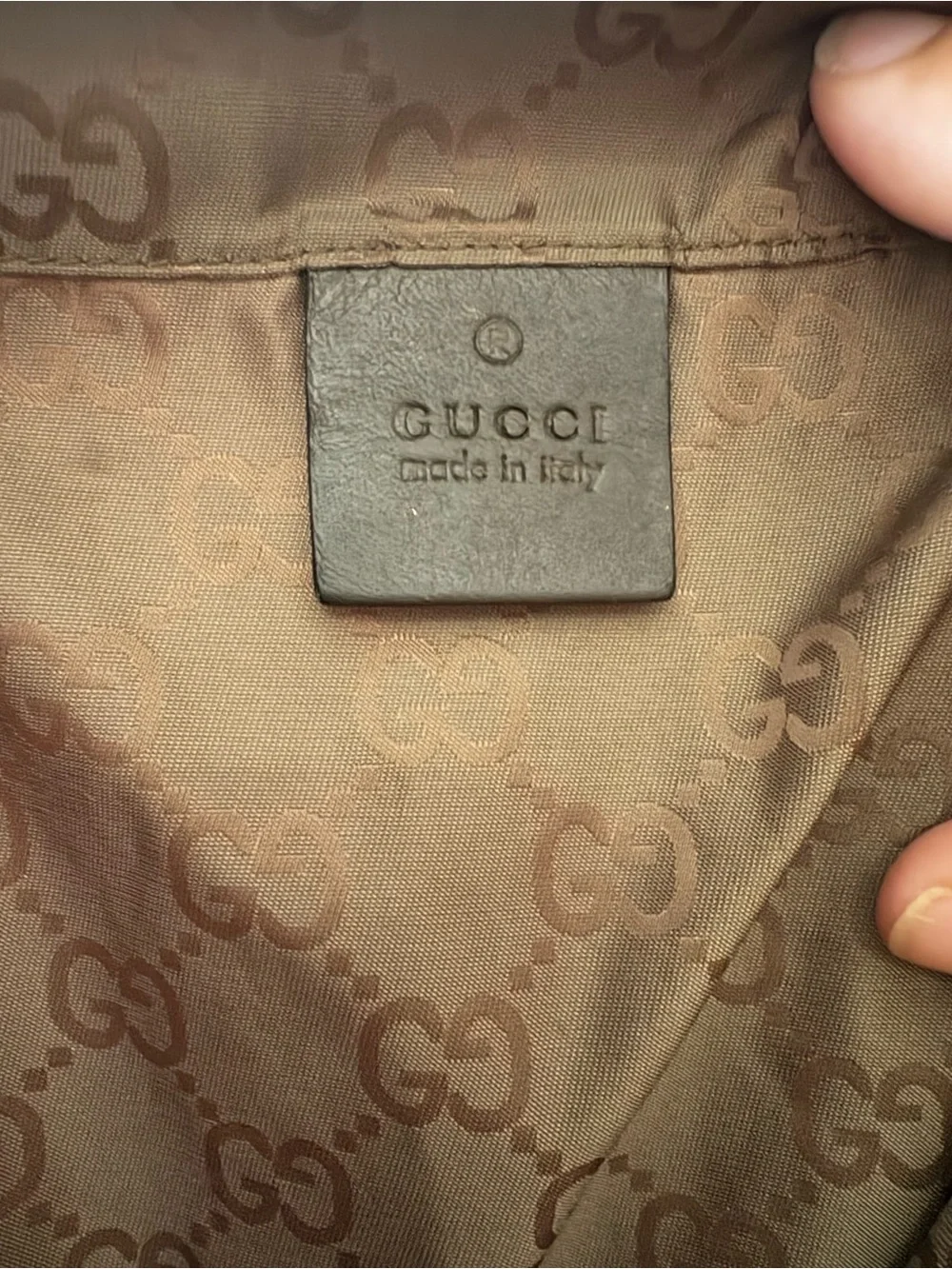 Authentic Gucci Brown Monogram Tote Bag